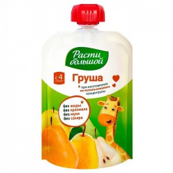 Пюре Расти большой груша 90 г