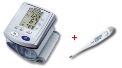 Тонометр автоматический beurer на запястье + термометр BC08+FT09