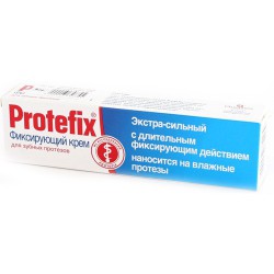 Крем для зубных протезов, Протефикс фиксирующий экстра-сильный 20 мл 24 г