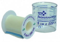 Лейкопластырь SFM Hospital на тканевой основе р. 1смх500см 1 шт.