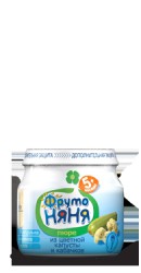 Пюре Фрутоняня цветная капуста кабачок без соли с 5 мес 80 г