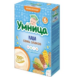 Каша безмолочная Умница многозерновая 7 злаков с 6 мес 200 г