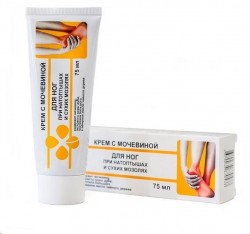 Крем для ног с мочевиной при натоптышах и сухих мозолях 75 мл