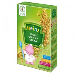 Каша безмолочная Heinz первая овсянка с пребиотиками с 5 мес 180 г