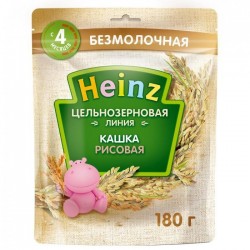 Каша безмолочная Heinz цельнозерновая овсяная кашка с 5 мес 180 г