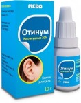 Отинум, капли уш. 20% 10 г №1