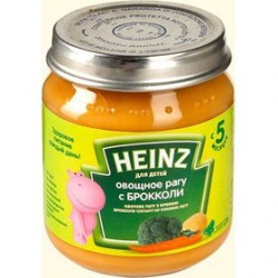 Пюре Heinz овощное рагу с брокколи с 5 мес 120 г